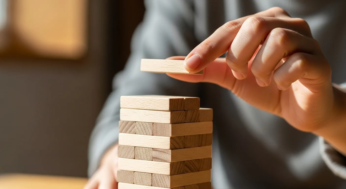 기존 습관 위에 새로운 습관을 쌓는 습관 쌓기 개념 이미지