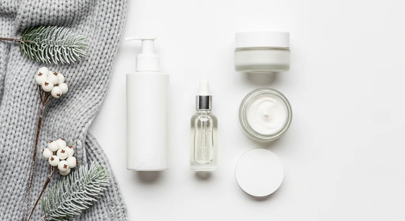 미니멀한 안티에이징 스킨케어 제품들