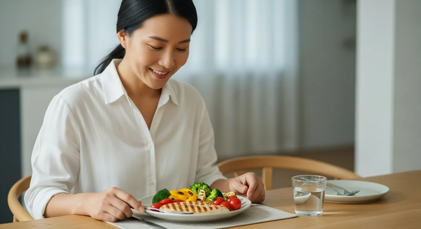 저탄고지 식단으로 건강 관리를 시작하는 30대 여성