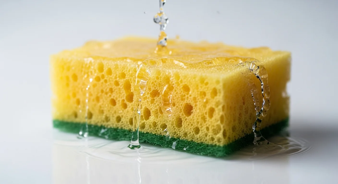 물을 흡수했다가 다시 원래 모양으로 돌아오는 스펀지. 회복탄력성의 개념을 시각적으로 표현합니다.