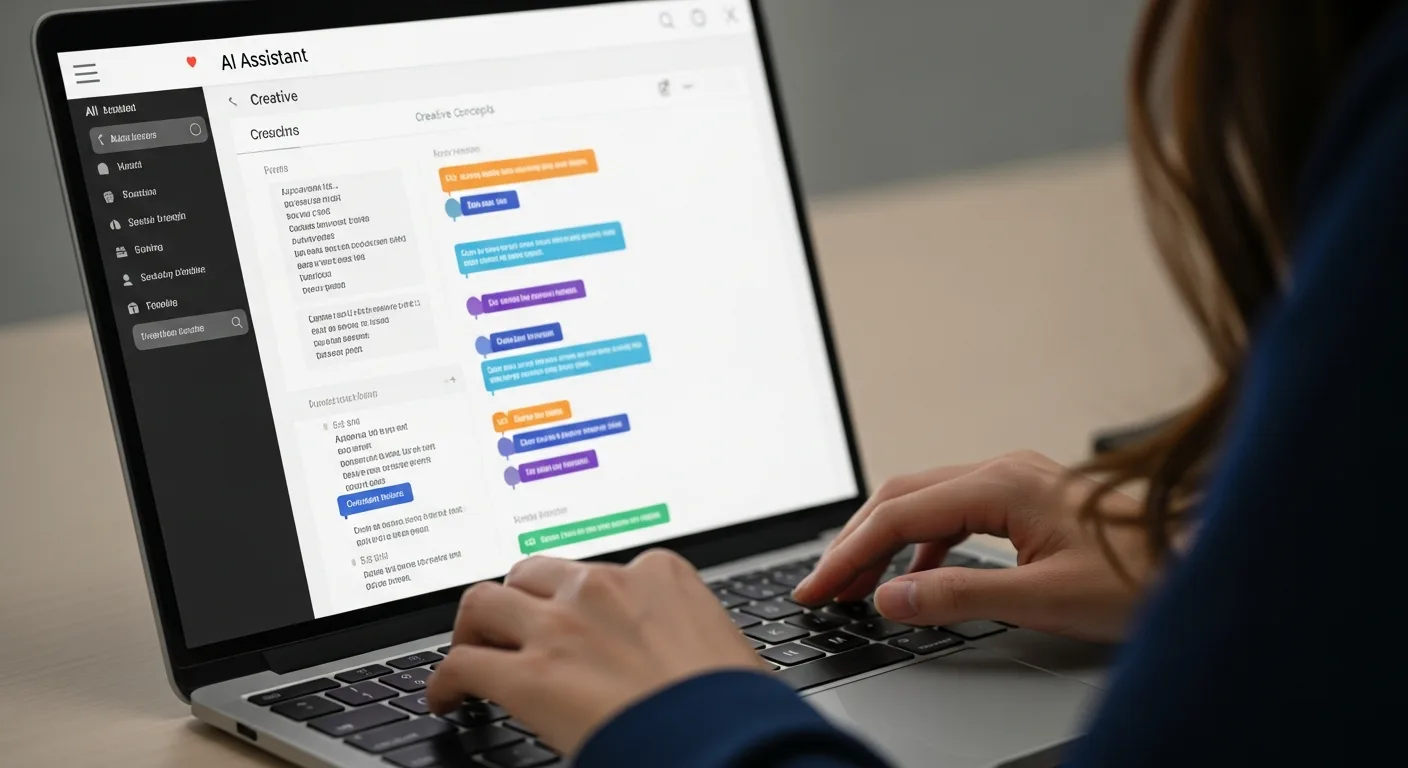 AI와 협업하여 블로그 글을 작성하는 모습